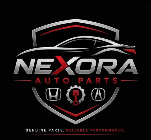 Nexora Auto Parts logo with Honda and Acura badges
